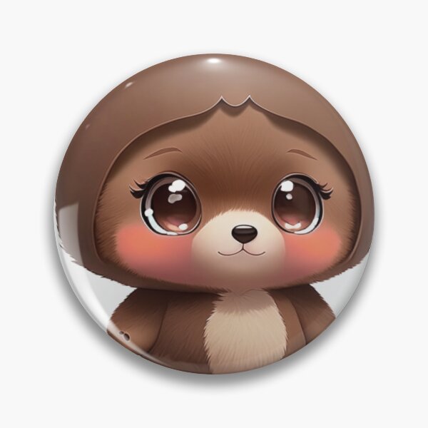 Item preview, Little cute bear in kawaii style designed and sold by dondunu.