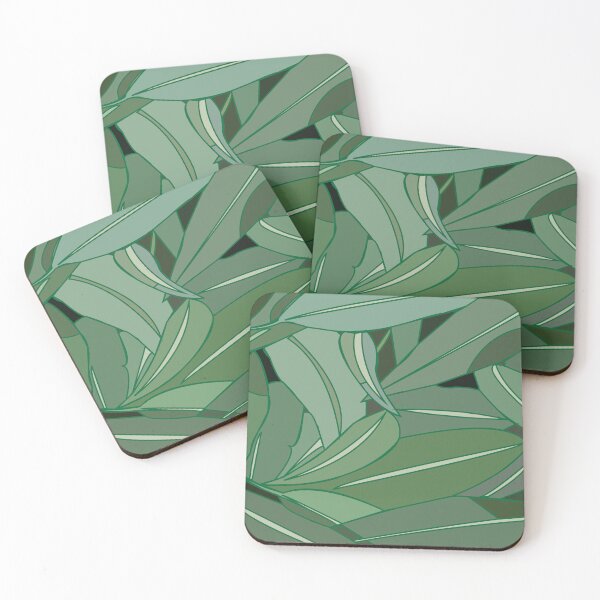 Item preview, Green Eucalyptus Leaves Pattern designed and sold by Nisha Prabhu.