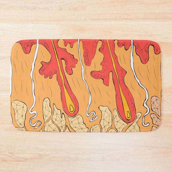 Item preview, Skin Human Organ composition anatomy of human skin  | educational poster  designed and sold by KARTICK DUTTA.
