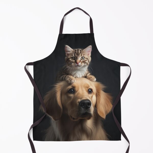 Item preview, Caninecore Harmony: Little Kitten on Golden Retriever - Perceptual Essence designed and sold by Michele Lobgianizze.