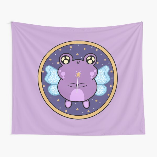 Fairytale forest cute froggy Tapestry