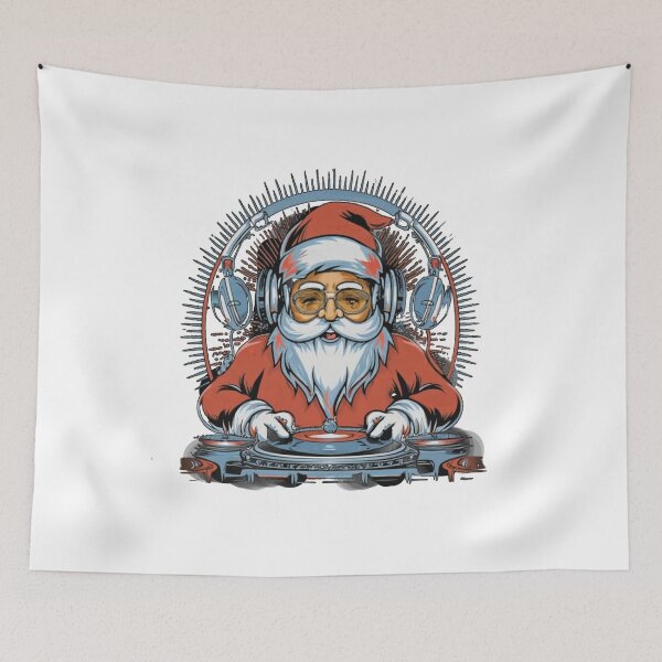 Item preview, Swag Santa and the Hipster designed and sold by unicornunicorn.