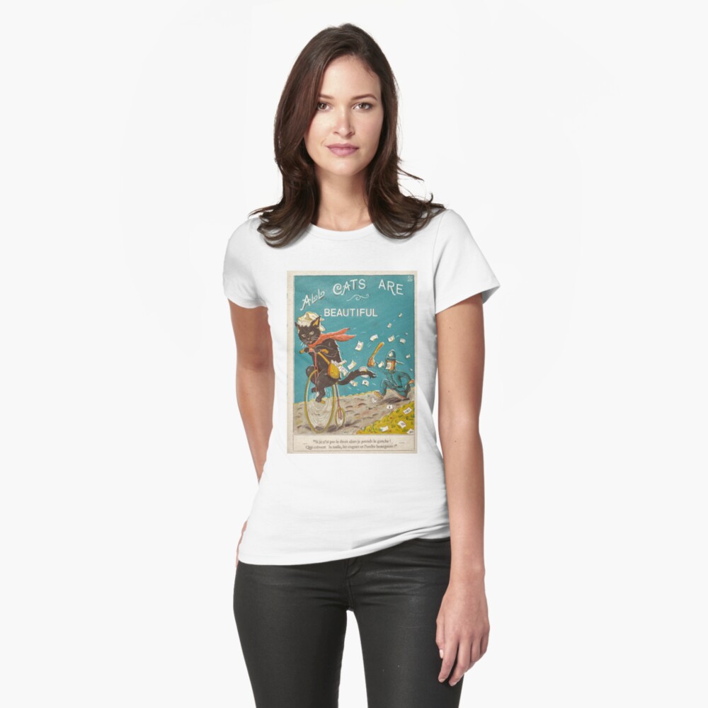 Item preview, Fitted T-Shirt designed and sold by EchoppeDeLoki.