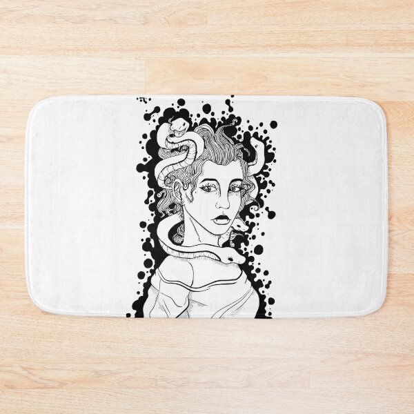 Item preview, Beautiful Medusa black and white designed and sold by VM-art-Vault.