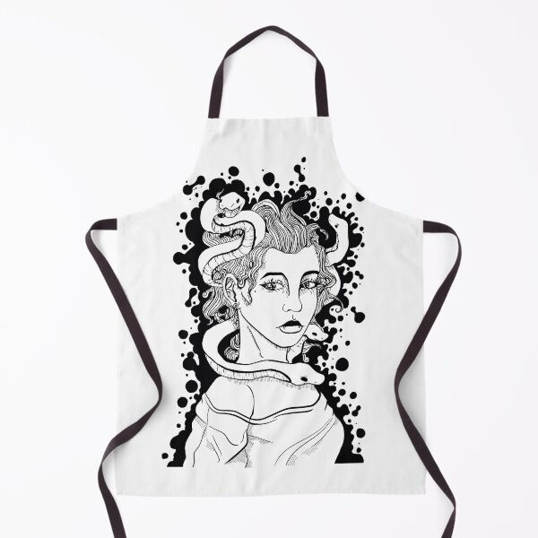 Item preview, Beautiful Medusa black and white designed and sold by VM-art-Vault.