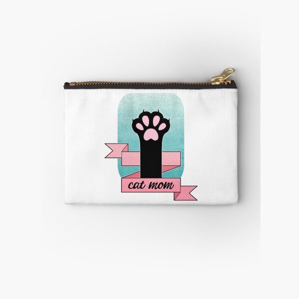 Item preview, Cat Mom | Cat Paw | Teal and Pink  designed and sold by ObsidianDaz.