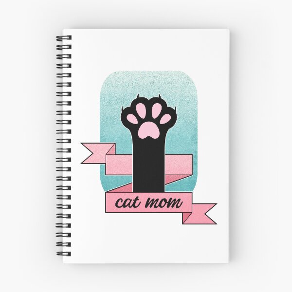 Item preview, Cat Mom | Cat Paw | Teal and Pink  designed and sold by ObsidianDaz.