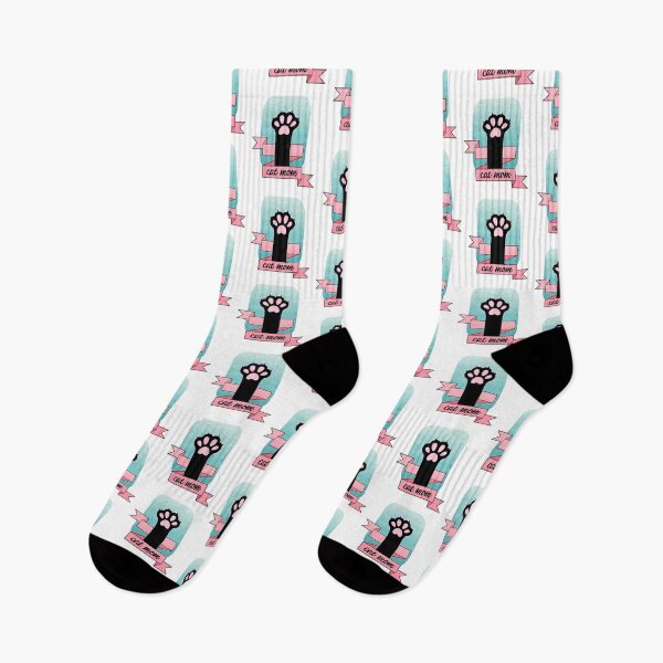 Item preview, Cat Mom | Cat Paw | Teal and Pink  designed and sold by ObsidianDaz.