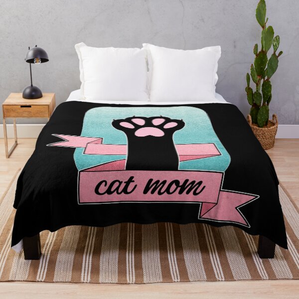 Item preview, Cat Mom | Cat Paw | Teal and Pink designed and sold by ObsidianDaz.
