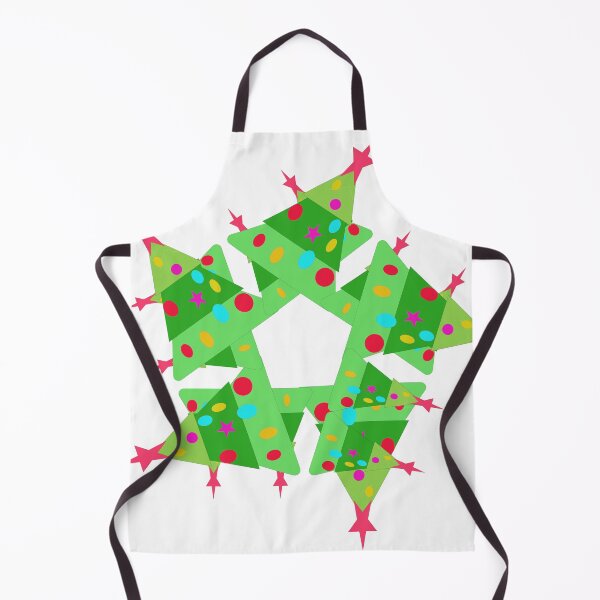 Item preview, Cute Red and Green Christmas Tree Pattern designed and sold by Victoria Rose.
