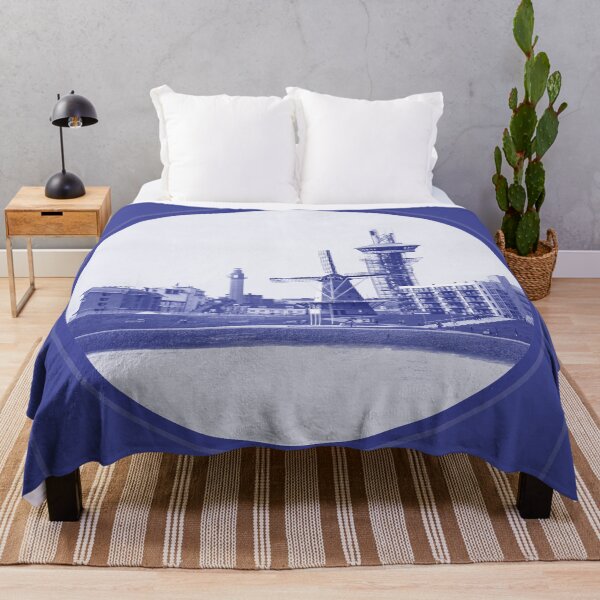 Item preview, Vlissingen Cityscape Tile in Delfts Blue designed and sold by Imladris01.