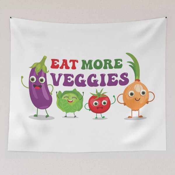 Item preview, Eat More Veggies T-Shirt | Fresh & Fun Apparel for Veggie Lovers designed and sold by designerpriti.