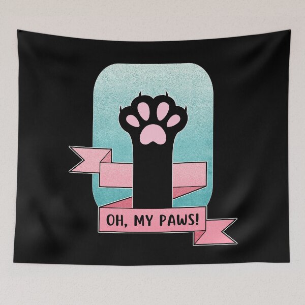 Item preview, Oh My Paws | Cat Paw | Cat Meme designed and sold by ObsidianDaz.