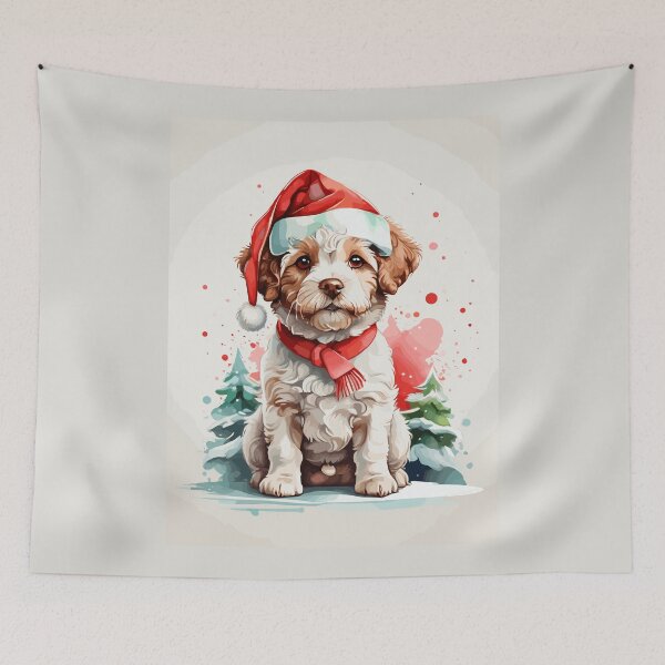 Item preview, Festive Paws: Christmas Dog - Heartwarming Illustration of Holiday Joy designed and sold by cutie1pie1dogs.