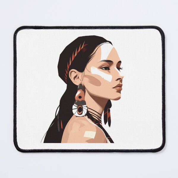 Item preview, Woman Wearing Native American designed and sold by KD Merch.