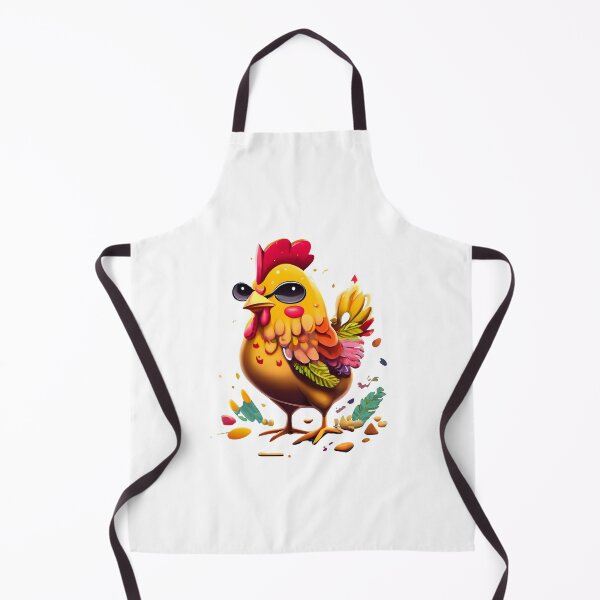 Item preview, colorful chicken style designed and sold by SabyDigitalArt.