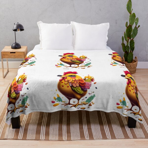 Item preview, colorful chicken style designed and sold by SabyDigitalArt.