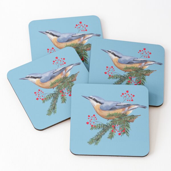 Item preview, Red Breasted Nuthatch designed and sold by AnulaArt.