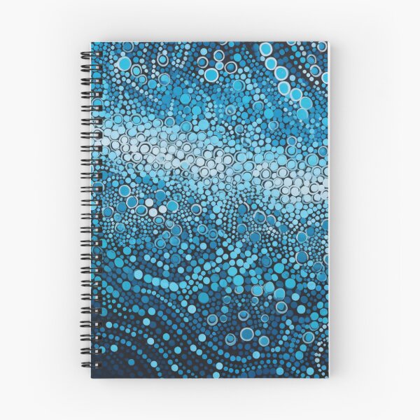 Item preview, Aboriginal Inspired Dot Art - With The Waves designed and sold by GrinGalore.