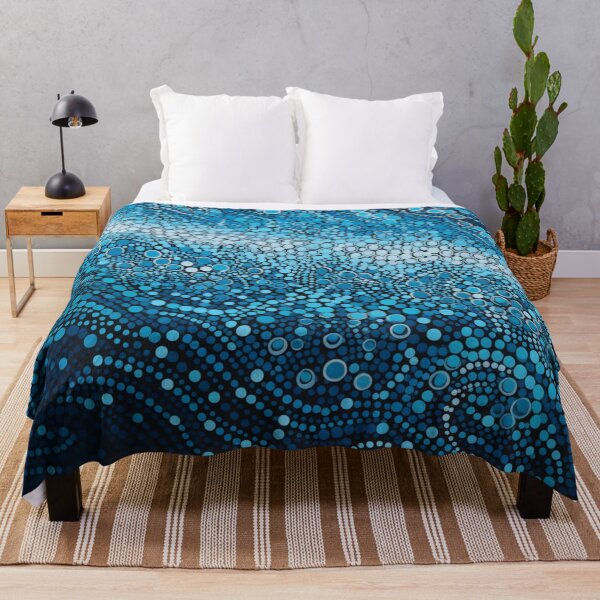 Item preview, Aboriginal Inspired Dot Art - With The Waves designed and sold by GrinGalore.