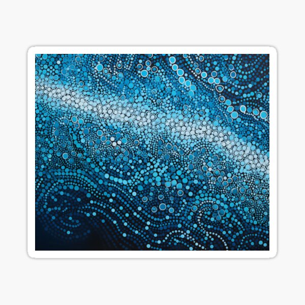 Item preview, Aboriginal Authentic Art - With The Waves designed and sold by GrinGalore.
