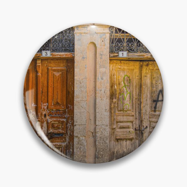 Item preview, Two Old Brown Doors, Rethimno, Crete designed and sold by Brian Shaw.