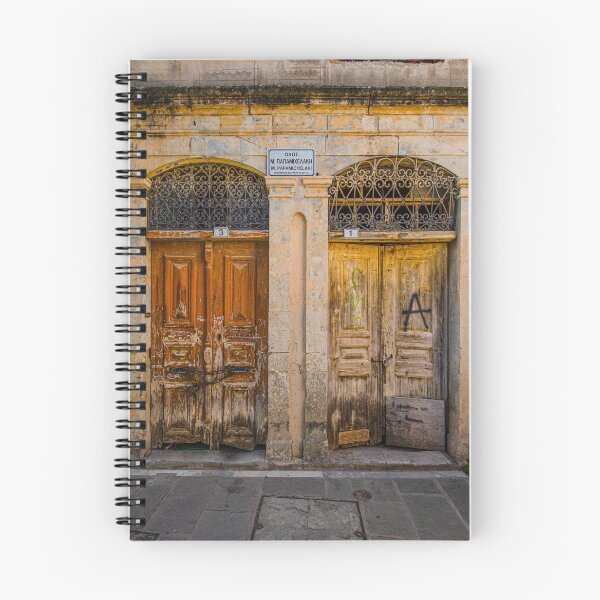 Item preview, Two Old Brown Doors, Rethimno, Crete designed and sold by Brian Shaw.