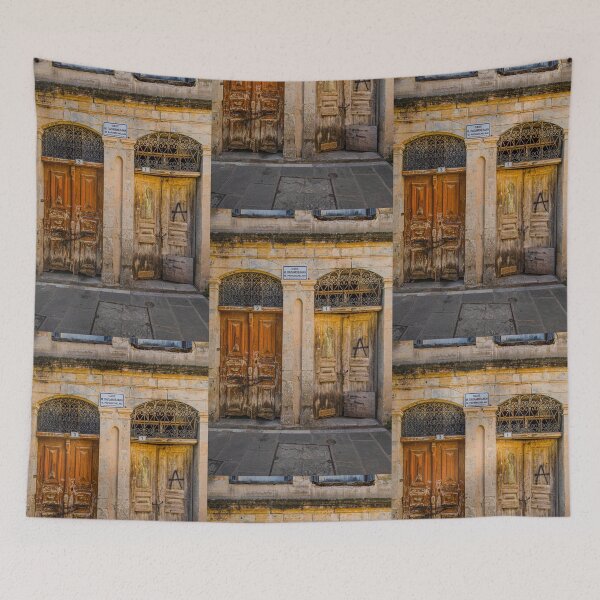 Item preview, Two Old Brown Doors, Rethimno, Crete designed and sold by Brian Shaw.