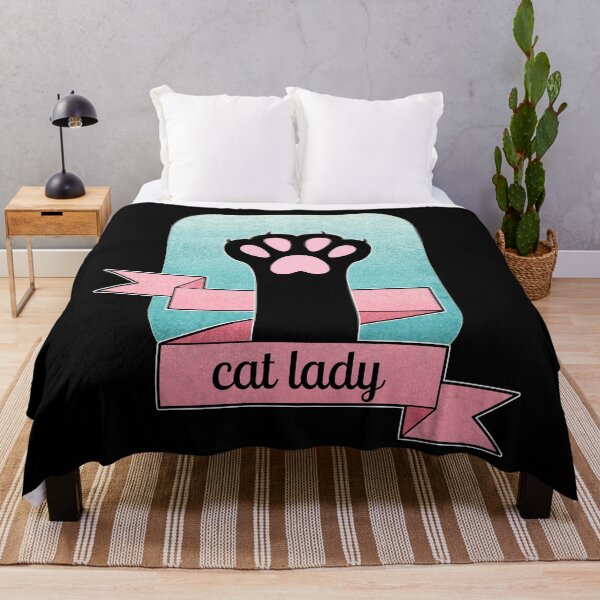 Item preview, Cat Lady | Cat Paw | Teal and Pink designed and sold by ObsidianDaz.