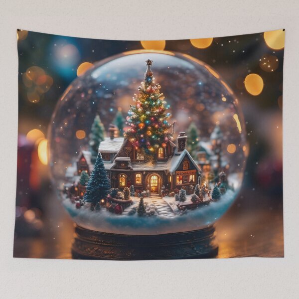 Item preview, Christmas Snow Globe designed and sold by Feebleeona.