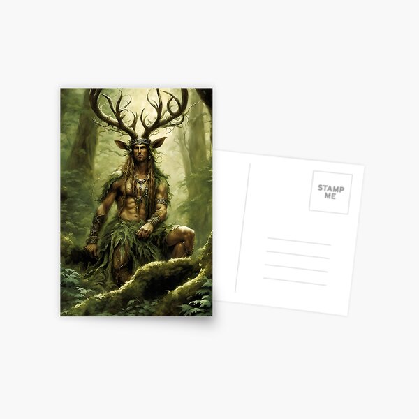 Item preview, Cernunnos, the horned god designed and sold by FineArtworld7.