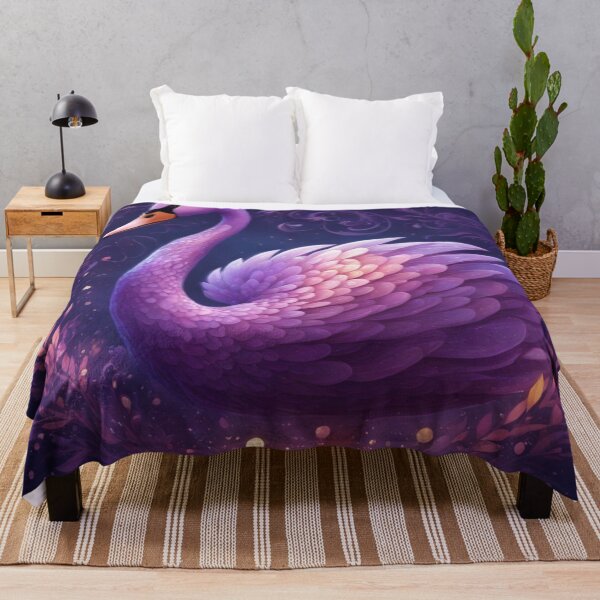 Item preview, Pretty Purple Swan designed and sold by purplesensation.