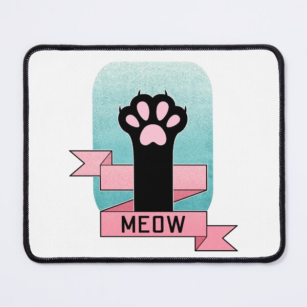 Item preview, Meow | Cat Paw | Teal and Pink designed and sold by ObsidianDaz.