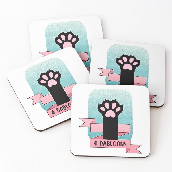 Item preview, 4 Dabloons | Cat Meme Trend designed and sold by ObsidianDaz.