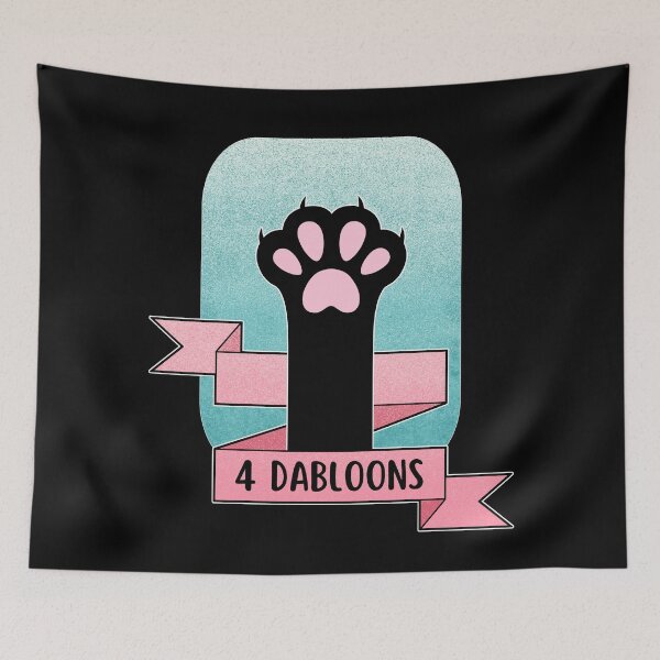Item preview, 4 Dabloons | Cat Meme Trend designed and sold by ObsidianDaz.