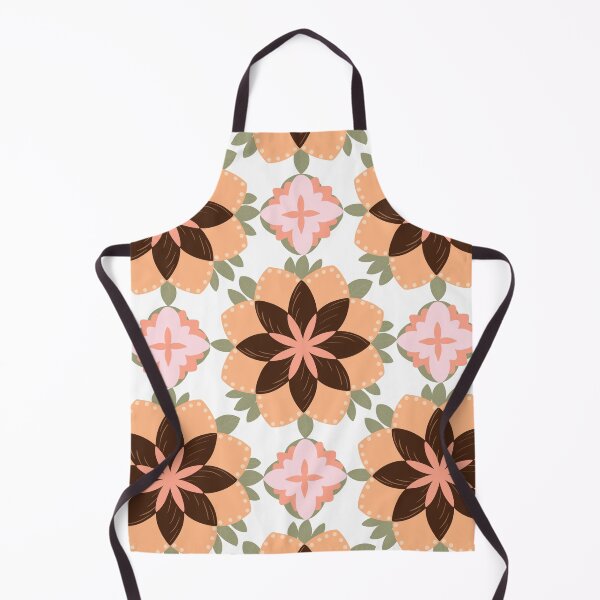 Item preview, Floral Geometric Pattern Design with Soft Earthy Colors designed and sold by LenkaDesign.