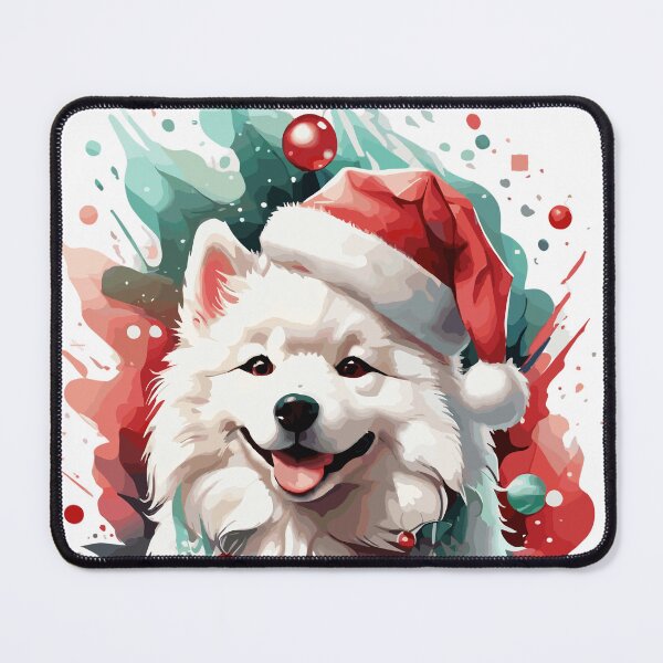 Item preview, Samoyed Wonderland: Christmas Dog Illustration designed and sold by cutie1pie1dogs.