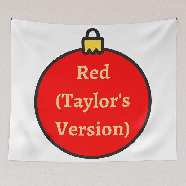 Item preview, red (taylor's version) ornament designed and sold by broadwaygirl142.