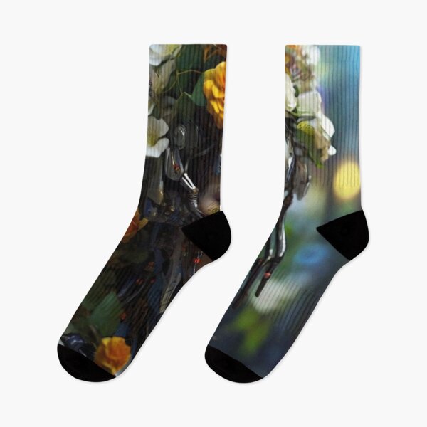 Item preview, Portrait of ecological robot woman designed and sold by jsebouvi.