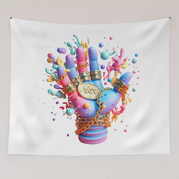 Item preview, Hand with BGT Plaques (Britain's Talent) designed and sold by Glariix.