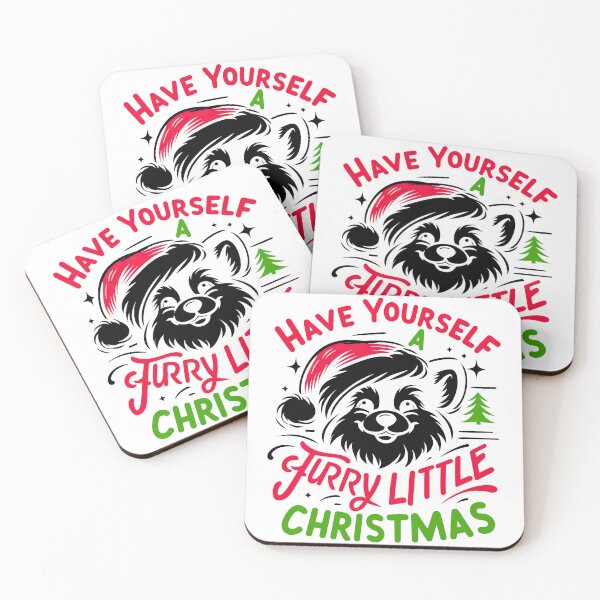 Item preview, Have yourself a furry little Christmas. Cute xmas festive dog design designed and sold by SideKickCreates.