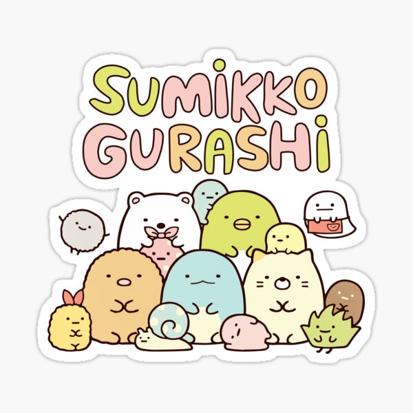 San-X Sumikko Gurashi Clear Decorative Stickers : Red