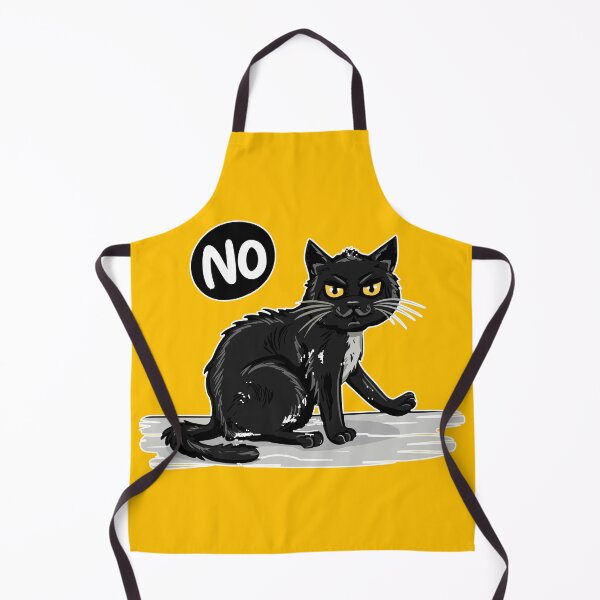 Item preview, Assertive Feline Vibes - Cat Say No T-Shirt designed and sold by FEBRICAST.