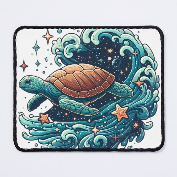 Item preview, Magical Turtle Riding waves designed and sold by FuzyFriendHaven.