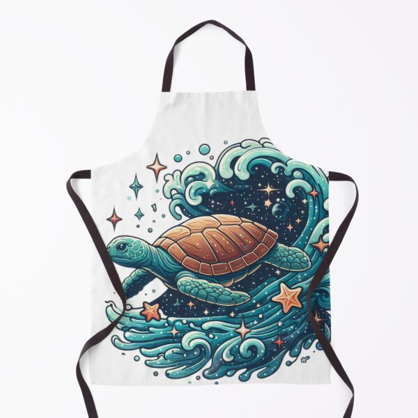 Item preview, Magical Turtle Riding waves designed and sold by FuzyFriendHaven.