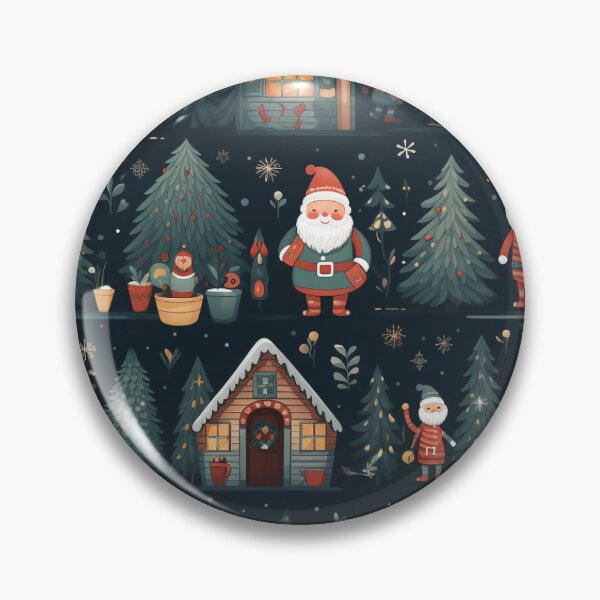 Item preview, Santa's Workshop, Christmas paper, seamless pattern, Digital Paper No.026 designed and sold by GoDATAP.