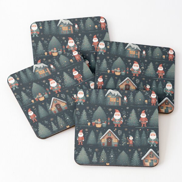 Item preview, Santa's Workshop, Christmas paper, seamless pattern, Digital Paper No.026 designed and sold by GoDATAP.