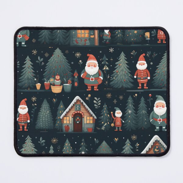 Item preview, Santa's Workshop, Christmas paper, seamless pattern, Digital Paper No.026 designed and sold by GoDATAP.