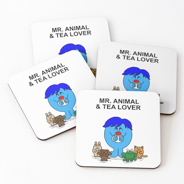 Item preview, Mr. Animal and Tea Lover designed and sold by Scat the cat.