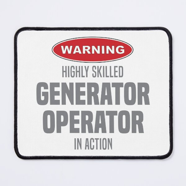 Item preview, Highly Skilled Generator Operator in Action designed and sold by NermilioDesigns.